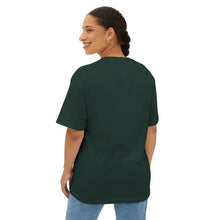 Load image into Gallery viewer, Person wearing a dark green t-shirt on a white background
