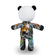 Load image into Gallery viewer, Plush panda toy with colorful patterns