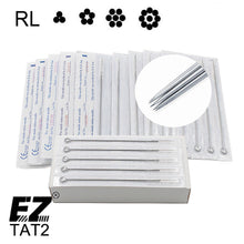 Load image into Gallery viewer, Get Perfect Tattoos with 50 Sterile Round Liner Needles - High Quality Stainless Steel
