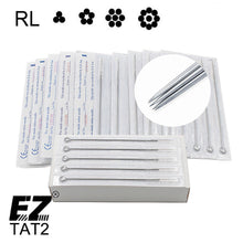 Load image into Gallery viewer, Get Perfect Tattoos with 50 Sterile Round Liner Needles - High Quality Stainless Steel