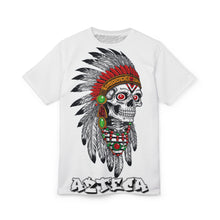 Load image into Gallery viewer, Bold Aztec Skull Tee, Unisex Graphic T-Shirt, Festival Wear, Bohemian Apparel, Unique Gift, Statement Piece
