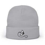 Cozy Embroidered Knit Beanie