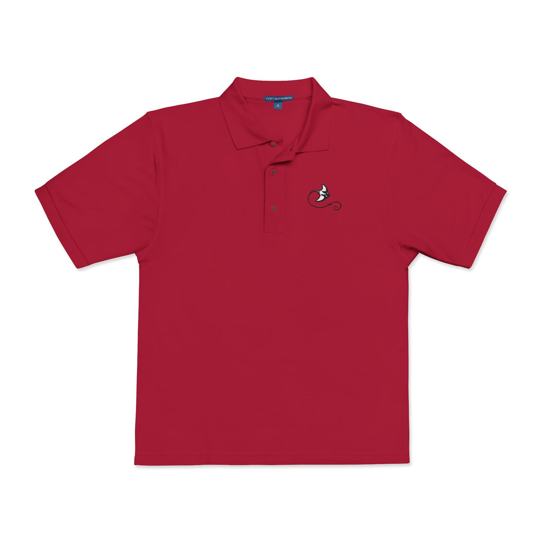 Stylish Unisex Polo Shirt with Embroidered Design