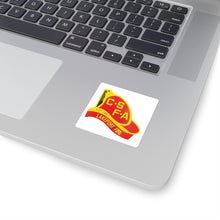 Load image into Gallery viewer, Lakeport Fire Hat Stickers, Fun Square Stickers, Firefighter Gifts, Laptop Decor, Fire Department Merchandise, Unique Custom Decals
