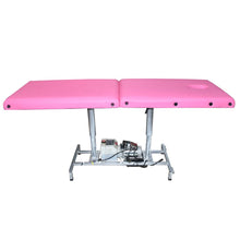 Load image into Gallery viewer, Electric Hydraulic Lift Massage Table – 2-Section, 24" Wide, 500 lb Capacity

