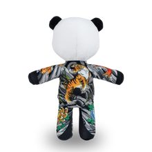 Load image into Gallery viewer, Plush panda toy with colorful patterns 
