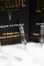 Load image into Gallery viewer, Inferno-Ink Thalor Standard Round Liner Tattoo Cartridge Needles – Box of 20
