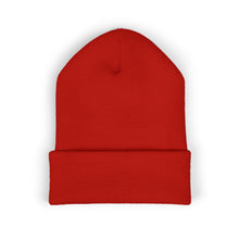 Load image into Gallery viewer, Red beanie hat on a white background
