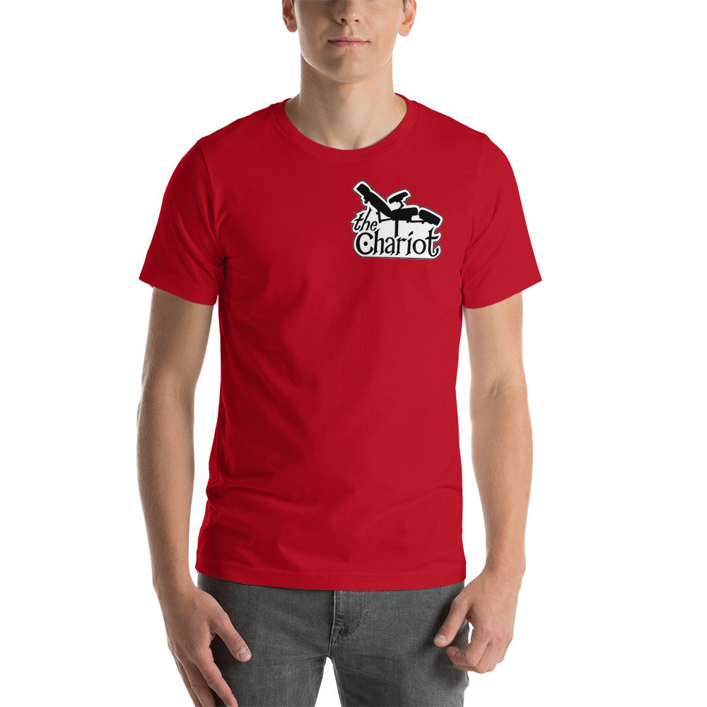 The Chariot red Unisex t-shirt